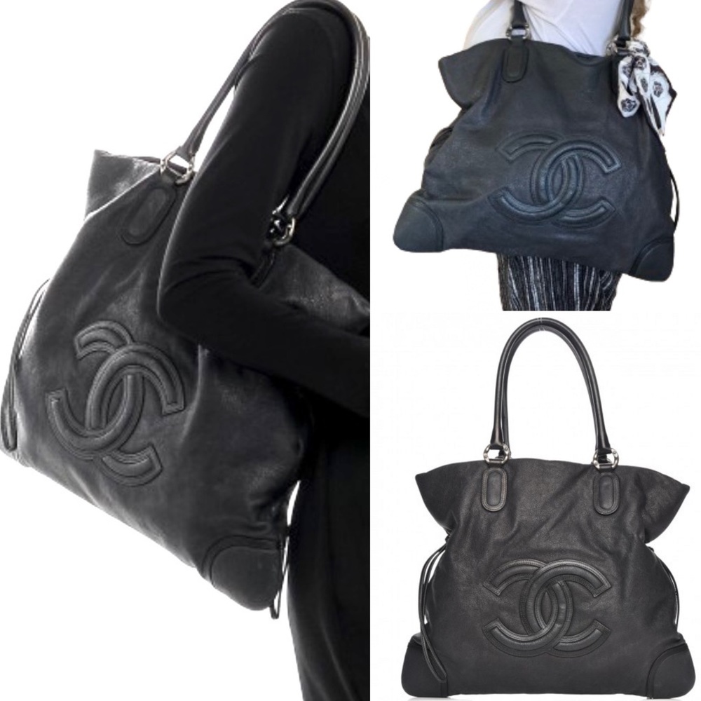 💎✨ XTRA LARGE ✨💎 CHANEL TOTE AUTHENTIC
